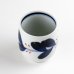 Photo2: Yunomi Tea Cup for Green Tea Leaf Red (2)