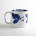 Photo2: Mug Leaf Blue (2)