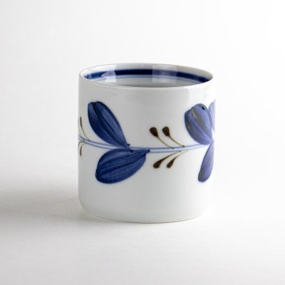 Photo3: Mug Leaf Blue