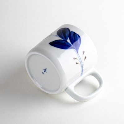 Photo5: Mug Leaf Blue