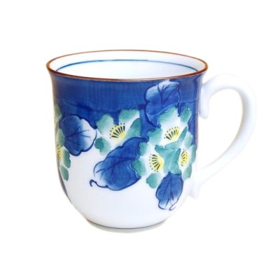 [Made in Japan] Hana tsudoi (Blue) mug