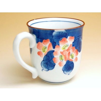 Photo2: Mug Hana tsudoi (Red)