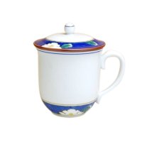 Mug with Lid Sara (Blue)