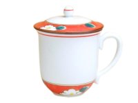 Mug with Lid Sara (Red)