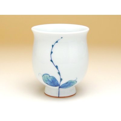 Photo2: Yunomi Tea Cup for Green Tea Mizuhiki-so (Large)