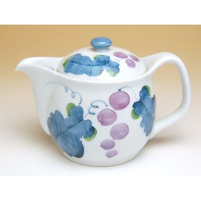 Photo2: Tea set for Green Tea 1 pc Teapot and 5 pcs Cups Muscat Grape