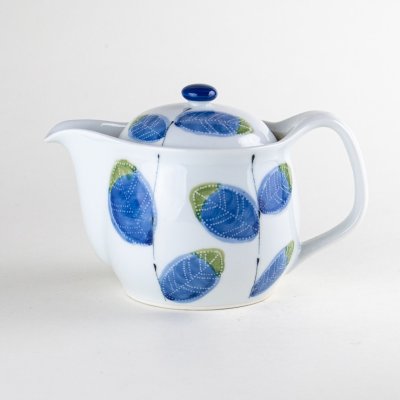 Photo1: Teapot Iroha Leaf