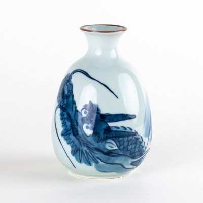 Photo1: Sake Bottle Tokkuri Matsu Ryu Dragon