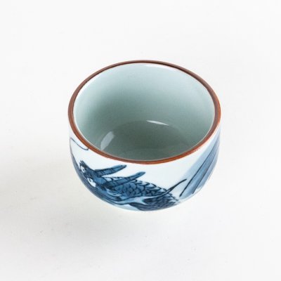 Photo3: Sake Cup Matsu Ryu Dragon