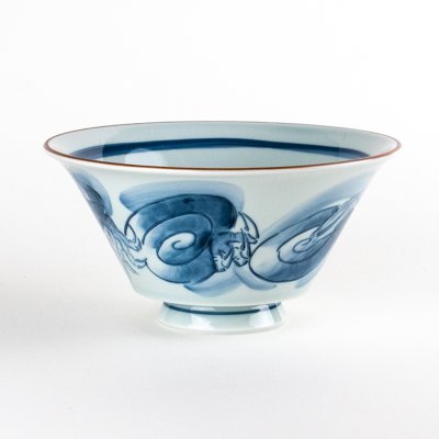 Photo2: Donburi Bowl for Noodles Matsu-Ryu Dragon (17.7 cm/7.0 in)