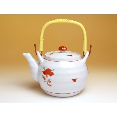 Photo1: Teapot Dobin Nishiki manreki