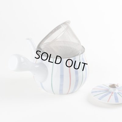 Photo7: Teapot Kyusu Nishiki kodai tokusa Small