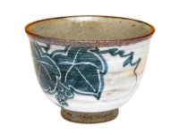 Kohiki budou grape Japanese green tea cup