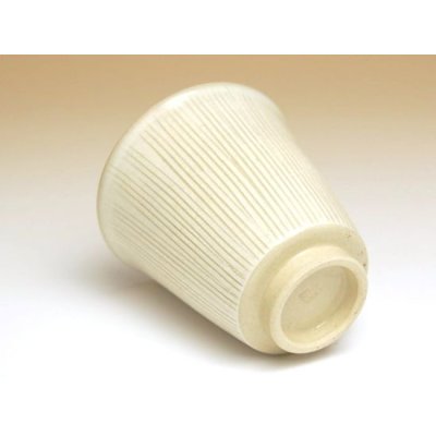 Photo3: Yunomi Tea Cup for Green Tea Senbori (White)