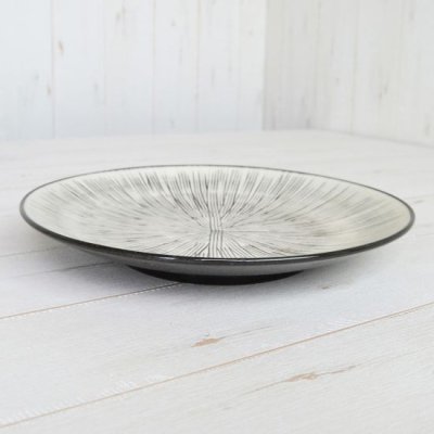 Photo3: Large Plate Senbori (24.2cm/9.5in)