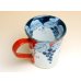 Photo2: Mug Fuchi dami budou Grape (Red) (2)