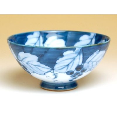 Photo2: Rice Bowl Fuchidami budou Grape (Blue)