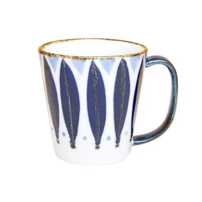 [Made in Japan] Petal (Blue) big mug