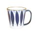 [Made in Japan] Petal (Blue) big mug