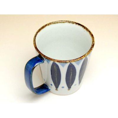 Photo2: Mug Large Petal (Blue)