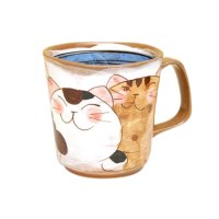 Mug Nakayoshi neko Cats (Blue)