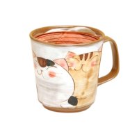 Nakayoshi neko cats (Red) mug