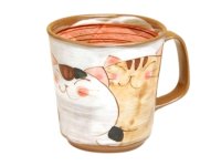 Mug Nakayoshi neko Cats (Red)