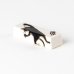 Photo1: Chopstick Rest Cat Kuro-Neko (1)