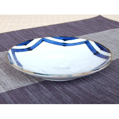 Photo2: Medium Plate (15cm) Edo kika-mon