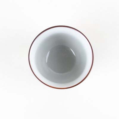 Photo3: Yunomi Tea Cup for Green Tea Yusai Tsubaki Ruri Camellia