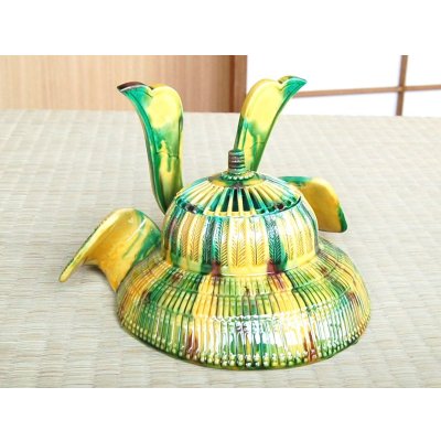 Photo3: Japanese Armor, Helmets and Warrior Dolls Sansai (Small) Kabuto Doll