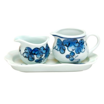 [Made in Japan] Budou grape Lipped pitcher set