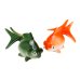 [Made in Japan] Hime demekin goldfish (Green & Red) Ornament doll