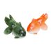 [Made in Japan] Hime kingyo goldfish (Green & Red) Ornament doll