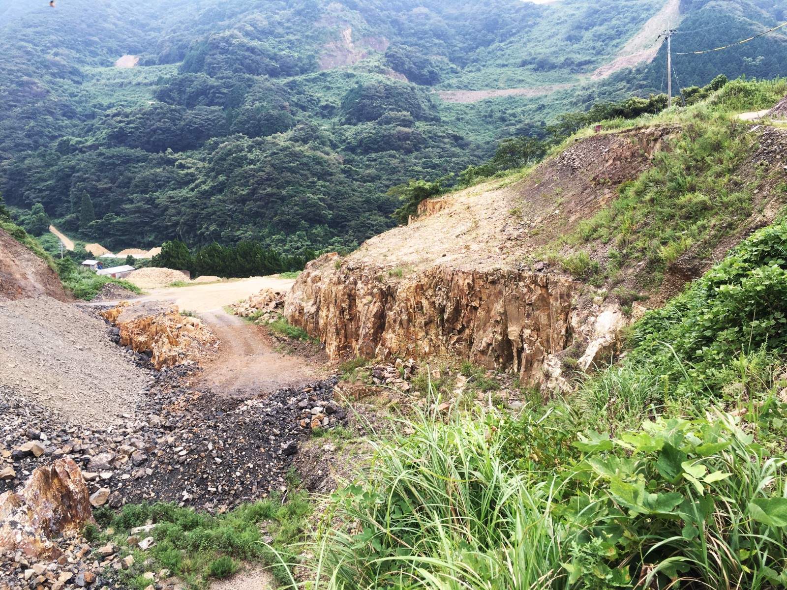 Porcelain stone quarry in Amakusa, Kumamoto Prefecture