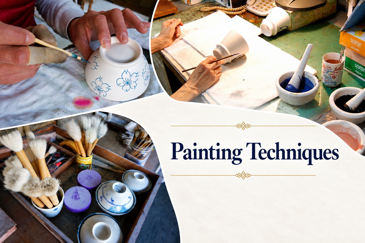 Decoration and Techniques section of the Arita Ware Encyclopedia