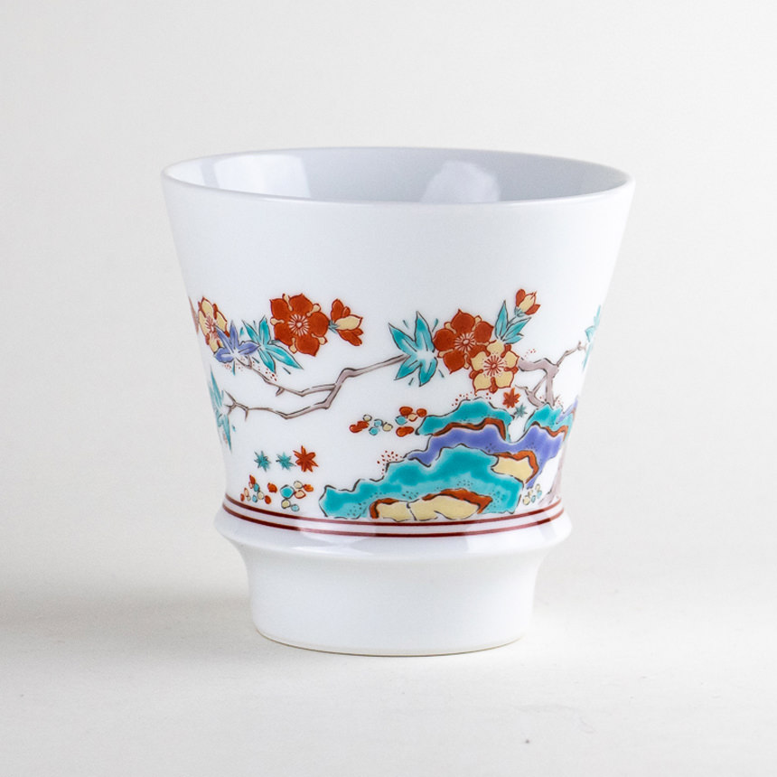 Kakiemon-style shochu glass