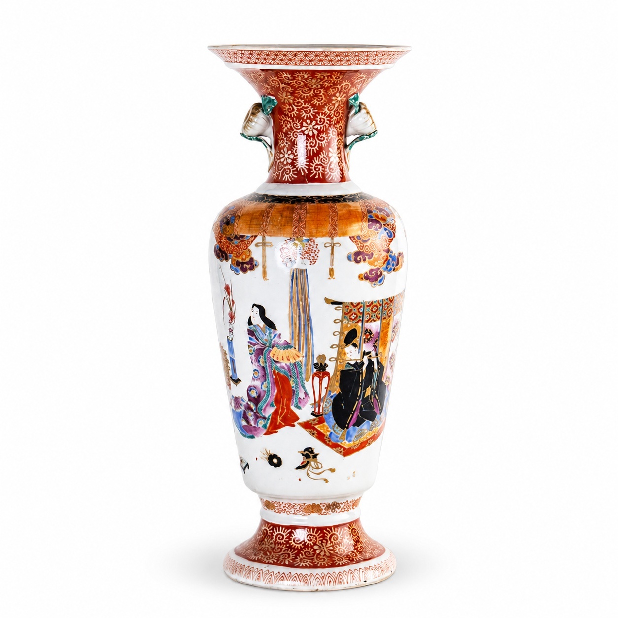 Ko-Imari vase with figures