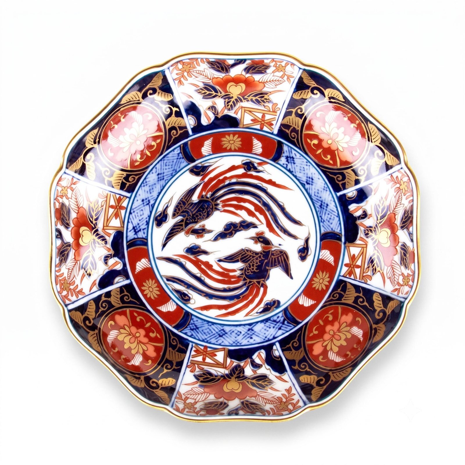 Ko-Imari style porcelain and decorative details