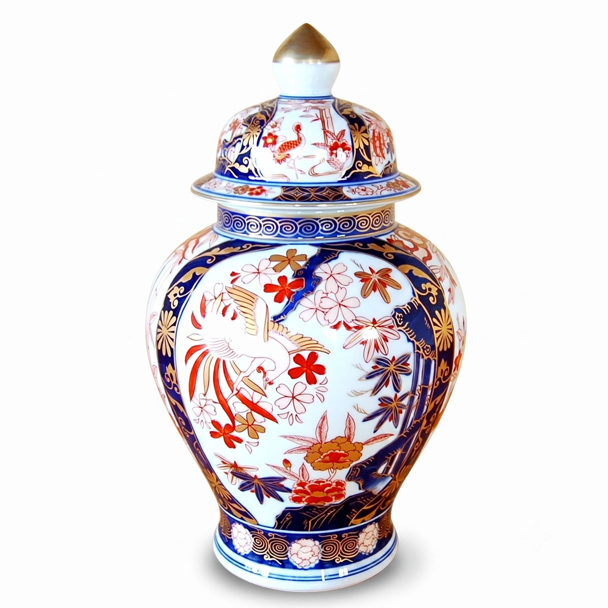 Ko-Imari style porcelain and decorative details