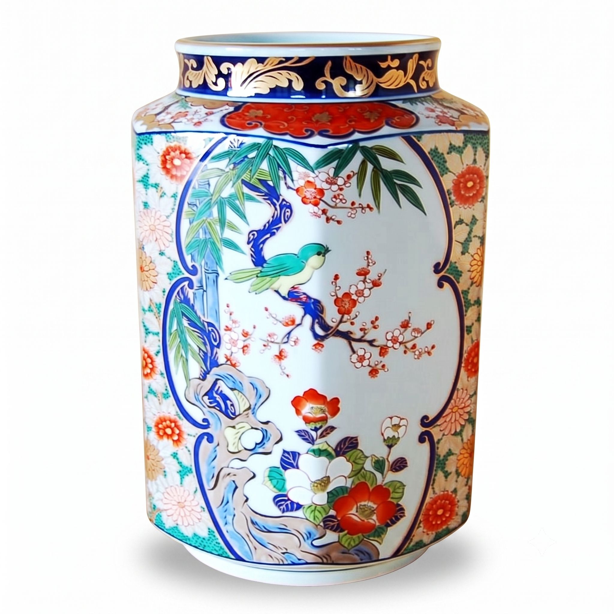 Ko-Imari style porcelain and decorative details