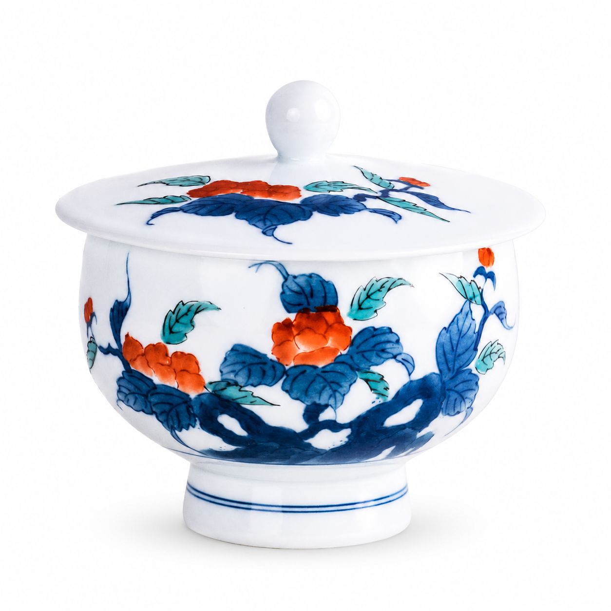 Iro-Nabeshima covered vessel
