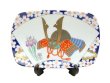 [Made in Japan] Senmen Kabuto (Small) Ornamental plate (a plate displayed at the Boys' Festival)