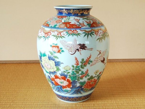[Made in Japan] Tsuru hanazono Vase