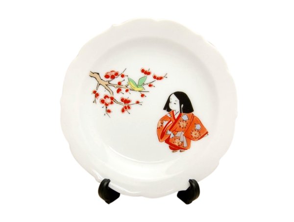 [Made in Japan] Ume dayori (February) Monthly Small ornamental plate