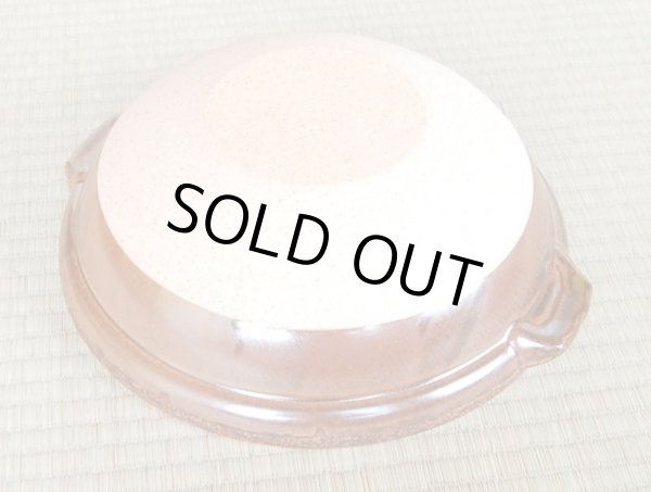 Photo3: Earthen Pot DONABE Karatsu nagashi 10-sun (for three or four people) (3)