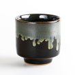 Photo1: Yunomi Tea Cup (Large) for Green Tea Shikkoku Black (1)