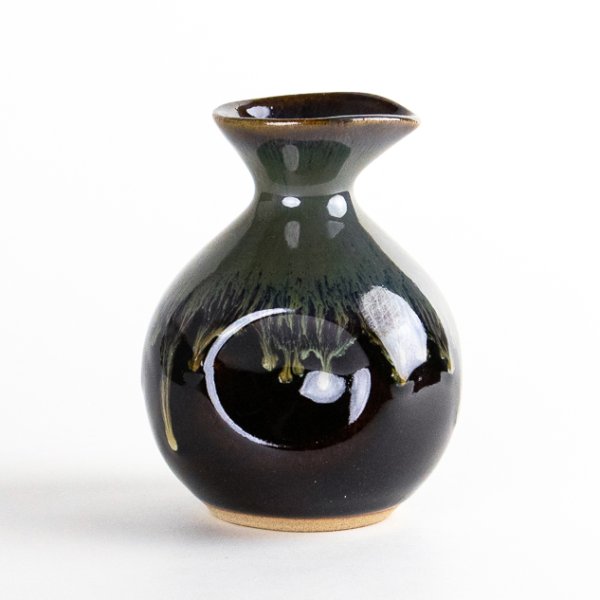 Photo3: Sake Bottle Tokkuri Shikkoku Black (3)