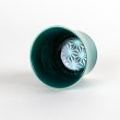 Photo2: Sake Cup Asanoha Green (2)