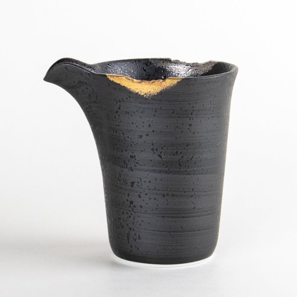Photo2: Sake Pitcher Gaku Black (2)